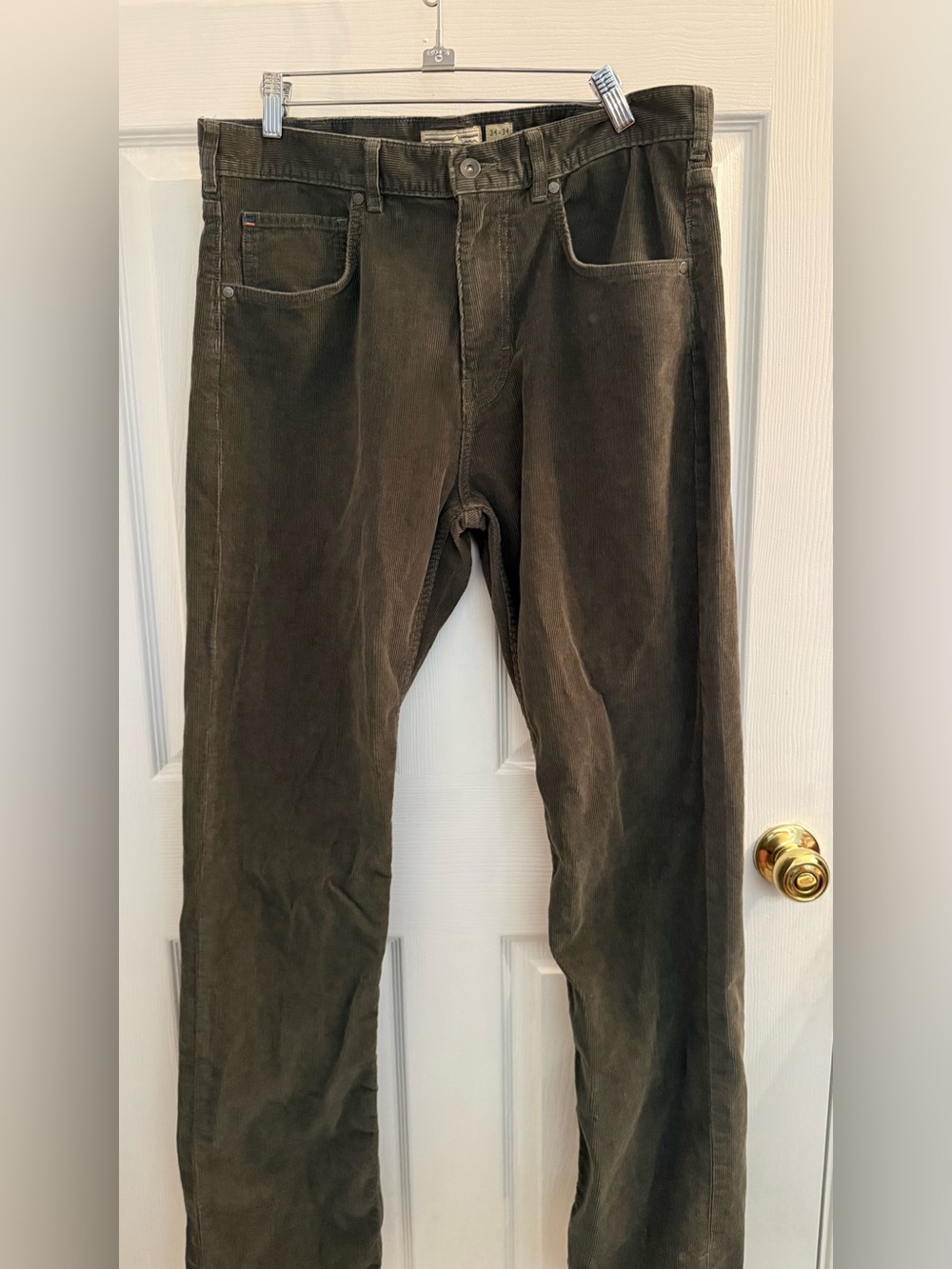 Patagonia Men's Corduroy Pants in Olive
